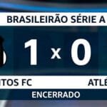 Santos FC 1 x 0 Atletico MG