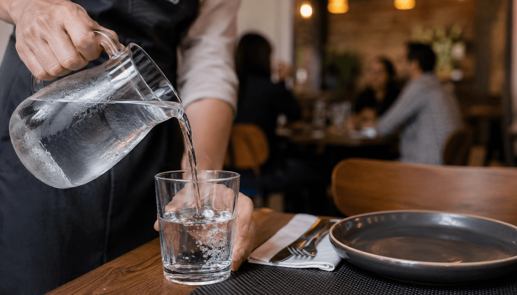 Agua por conta da casa
