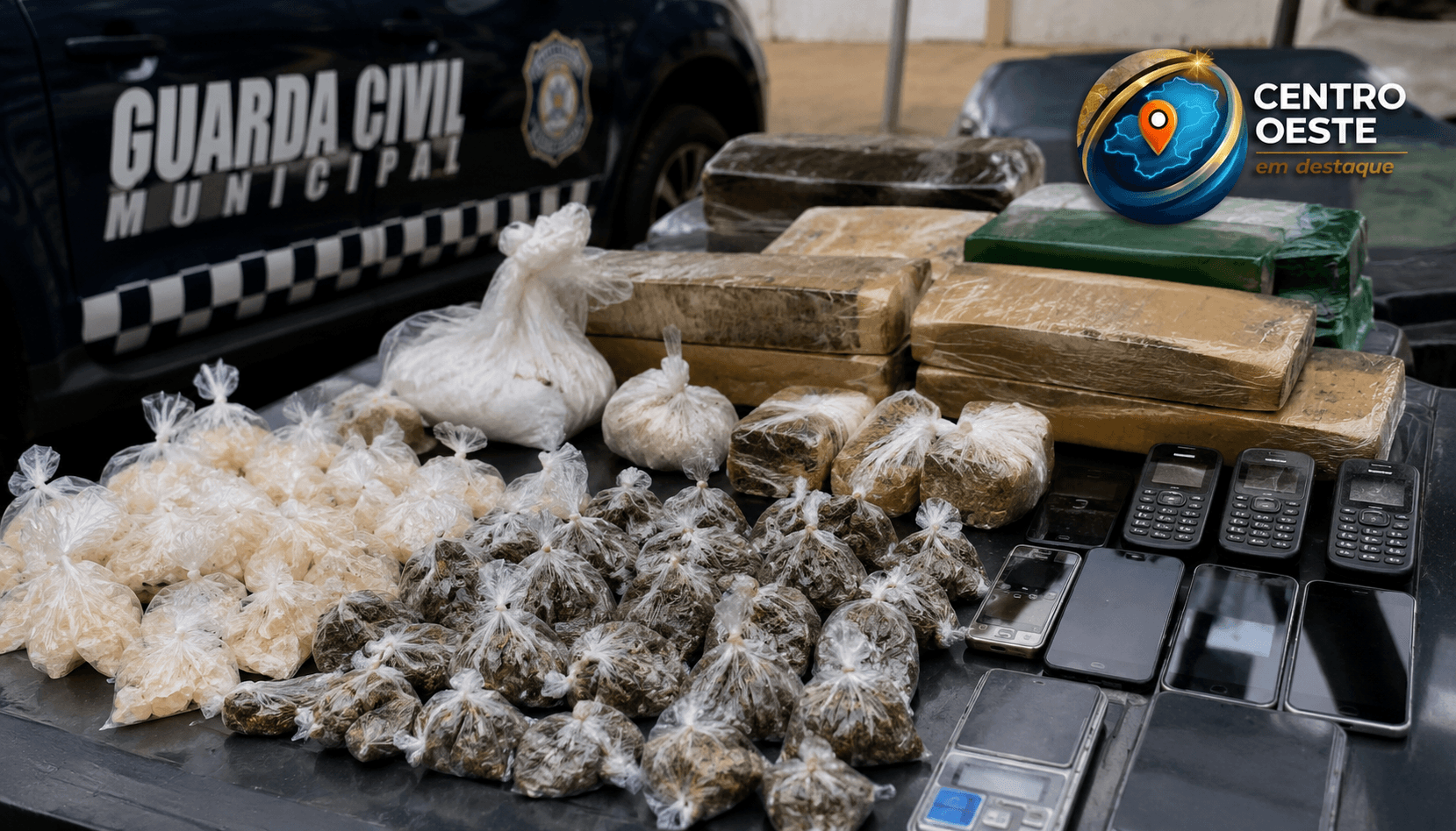 Apreensao de drogas em Nova Serrana leva prisoes