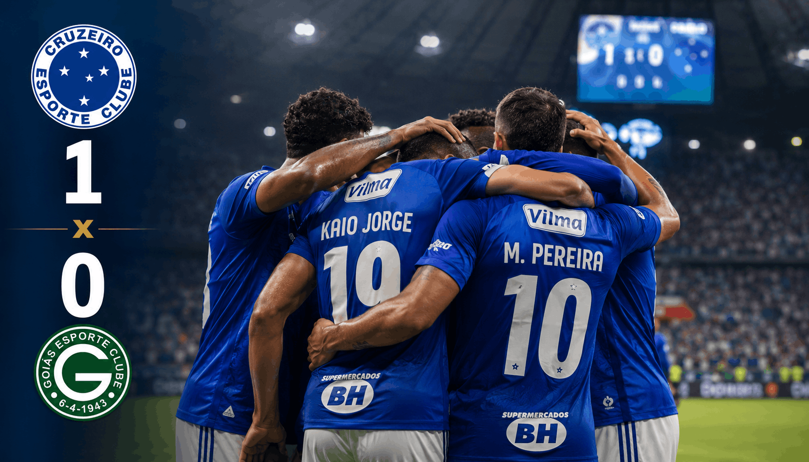 Cruzeiro 1 x 0 Goias 1